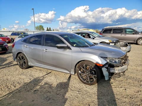 2019 Honda Civic, VIN 19XFC2F8XKE212070. Фото 4 з 6 з аукціону Copart. Каталог авто зі США OpenDataCar.