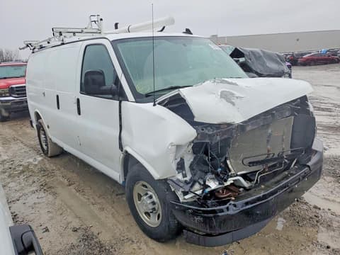 2018 Chevrolet Express 2500, VIN 1GCWGAFG6J1337252. Фото 4 з 6 з аукціону Copart. Каталог авто зі США OpenDataCar.