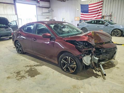 2025 Nissan Sentra, VIN 3N1AB8CVXSY289811. Фото 4 з 6 з аукціону Copart. Каталог авто зі США OpenDataCar.