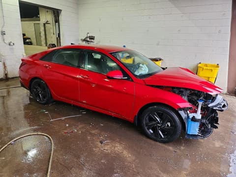 2023 Hyundai Elantra, VIN 5NPLM4AG1PH114901. Фото 4 из 6 с аукциона Copart. Каталог авто из США OpenDataCar.