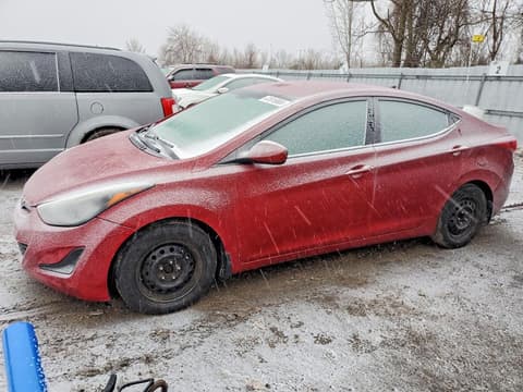 2016 Hyundai Elantra, VIN 5NPDH4AE4GH773949. Фото 1 из 6 с аукциона Copart. Каталог авто из США OpenDataCar.