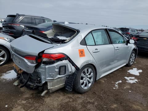 2020 Toyota Corolla, VIN 5YFEPRAE5LP023154. Фото 3 з 6 з аукціону Copart. Каталог авто зі США OpenDataCar.