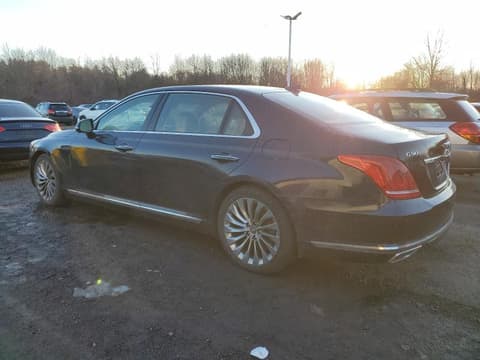 2018 Genesis G90, VIN KMHG54JH1JU044168. Photo 2 of 6 from Copart auction. OpenDataCar US salvage catalog.