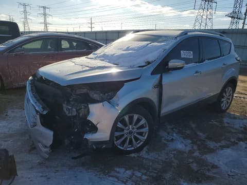 2017 Ford Escape, VIN 1FMCU9JDXHUC83899. Фото 1 з 6 з аукціону Copart. Каталог авто зі США OpenDataCar.