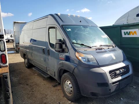 2021 Ram ProMaster 3500, VIN 3C6FRVJG1ME501203. Фото 4 з 6 з аукціону Copart. Каталог авто зі США OpenDataCar.