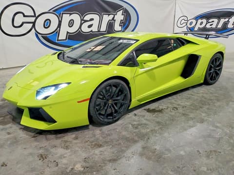 2014 Lamborghini Aventador, VIN ZHWCC1ZD7ELA02814. Фото 1 з 6 з аукціону Copart. Каталог авто зі США OpenDataCar.