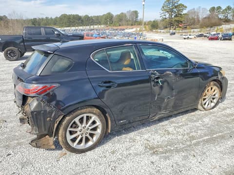 2012 Lexus CT 200h, VIN JTHKD5BH5C2117366. Фото 3 з 6 з аукціону Copart. Каталог авто зі США OpenDataCar.