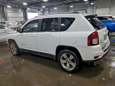 2017 Jeep Compass, VIN 1C4NJDEB0HD205150. Photo 2 of 6 from Copart auction. OpenDataCar US salvage catalog.