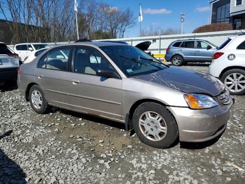 2002 Honda Civic, VIN 2HGES16582H598282. Фото 4 з 6 з аукціону Copart. Каталог авто зі США OpenDataCar.