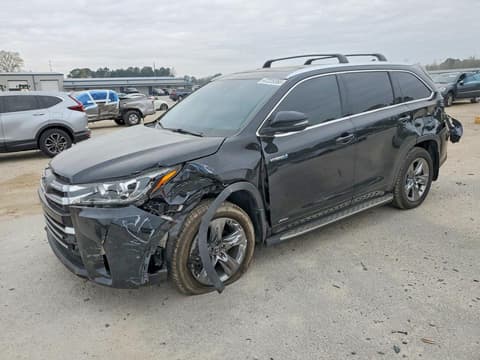 2019 Toyota Highlander Hybrid, VIN 5TDDGRFH9KS075715. Фото 1 з 6 з аукціону Copart. Каталог авто зі США OpenDataCar.