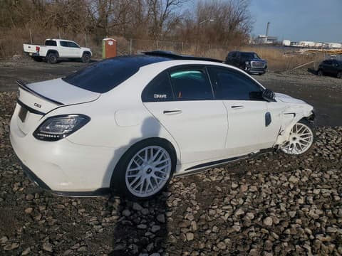 2021 Mercedes-benz C-Class, VIN W1KWF8GB0MR618506. Фото 3 з 6 з аукціону Copart. Каталог авто зі США OpenDataCar.