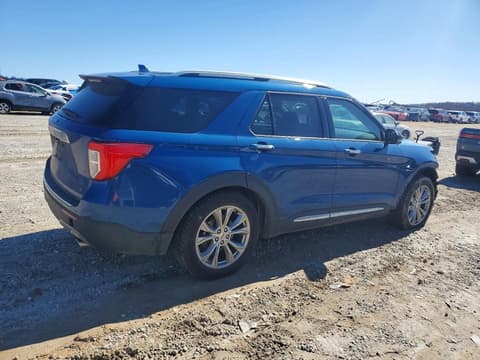 2020 Ford Explorer, VIN 1FMSK7FH6LGC96559. Фото 3 з 6 з аукціону Copart. Каталог авто зі США OpenDataCar.