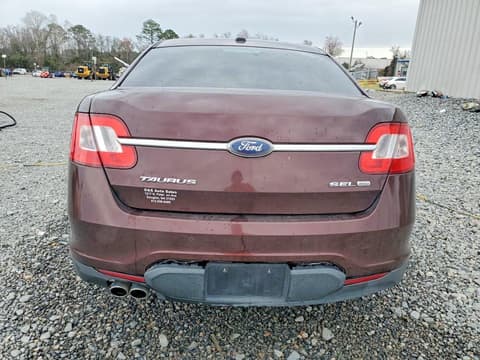 2010 Ford Taurus, VIN 1FAHP2HW4AG133684. Фото 6 из 6 с аукциона Copart. Каталог авто из США OpenDataCar.