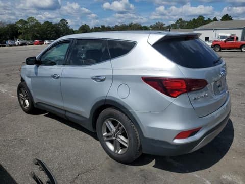2018 Hyundai Santa Fe, VIN 5XYZT3LB1JG525920. Photo 2 of 6 from Copart auction. OpenDataCar US salvage catalog.