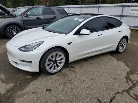 2021 Tesla Model 3, VIN 5YJ3E1EA0MF861546. Фото 1 з 6 з аукціону Copart. Каталог авто зі США OpenDataCar.