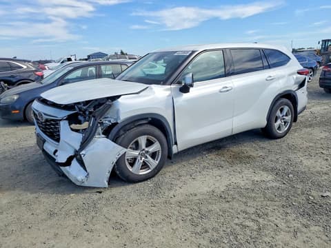 2022 Toyota Highlander, VIN 5TDBZRBHXNS185510. Фото 1 з 6 з аукціону Copart. Каталог авто зі США OpenDataCar.