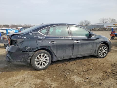 2019 Nissan Sentra, VIN 3N1AB7AP8KL605847. Фото 3 з 6 з аукціону Copart. Каталог авто зі США OpenDataCar.