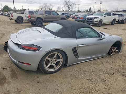 2017 Porsche Boxster, VIN WP0CA2A80HS220216. Фото 3 з 6 з аукціону Copart. Каталог авто зі США OpenDataCar.