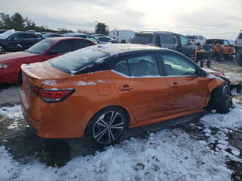 2020 Nissan Sentra, VIN 3N1AB8DV3LY272283. Фото 3 з 6 з аукціону Copart. Каталог авто зі США OpenDataCar.