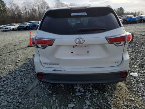 2015 Toyota Highlander, VIN 5TDZARFH5FS011863. Фото 6 з 6 з аукціону Copart. Каталог авто зі США OpenDataCar.
