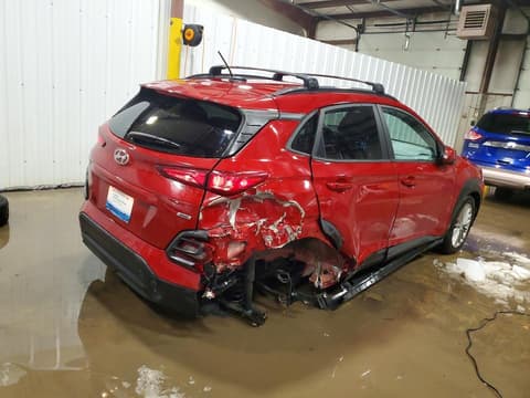 2021 Hyundai Kona, VIN KM8K2CAA0MU673313. Фото 3 з 6 з аукціону Copart. Каталог авто зі США OpenDataCar.