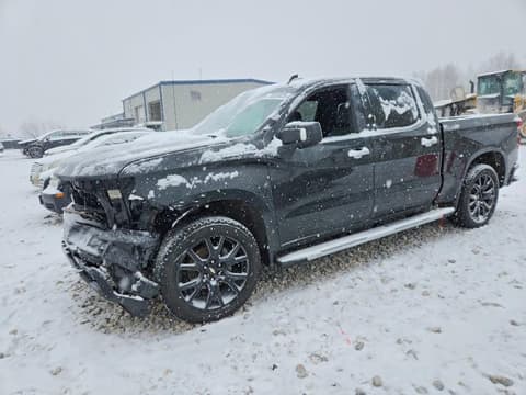 2022 Chevrolet Silverado, VIN 1GCUYHED8NZ160828. Фото 1 з 6 з аукціону Copart. Каталог авто зі США OpenDataCar.