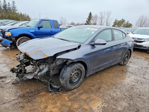 2018 Hyundai Elantra, VIN KMHD84LF3JU714356. Photo 1 of 6 from Copart auction. OpenDataCar US salvage catalog.