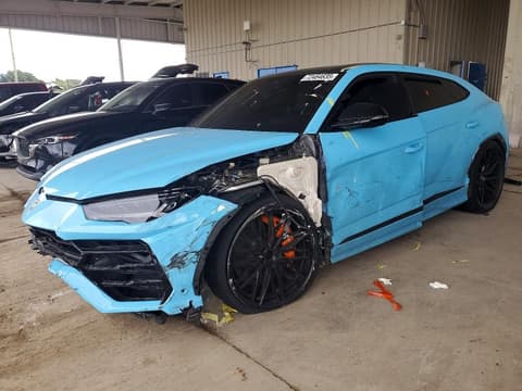 2020 Lamborghini Urus, VIN ZPBUA1ZL0LLA08242. Photo 1 of 6 from Copart auction. OpenDataCar US salvage catalog.