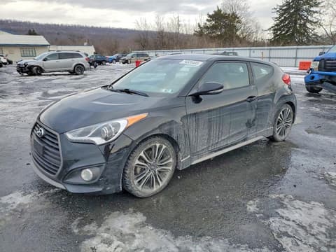 2016 Hyundai Veloster, VIN KMHTC6AE0GU272046. Фото 1 з 6 з аукціону Copart. Каталог авто зі США OpenDataCar.