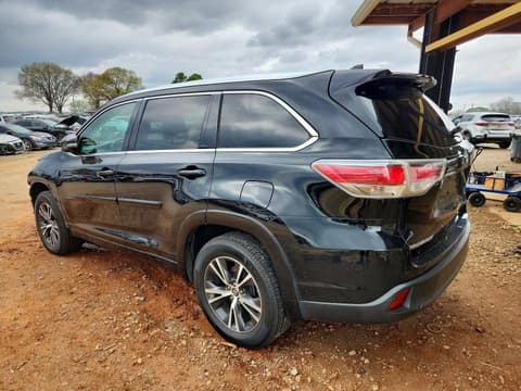 2016 Toyota Highlander, VIN 5TDKKRFH6GS128965. Фото 2 з 6 з аукціону Copart. Каталог авто зі США OpenDataCar.