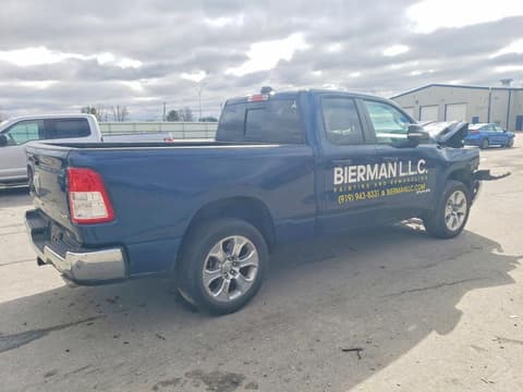 2021 Ram 1500, VIN 1C6SRFBT1MN688681. Фото 3 з 6 з аукціону Copart. Каталог авто зі США OpenDataCar.