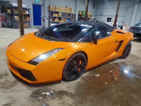 2008 Lamborghini Gallardo, VIN ZHWGU22T48LA06703. Photo 1 of 6 from Copart auction. OpenDataCar US salvage catalog.