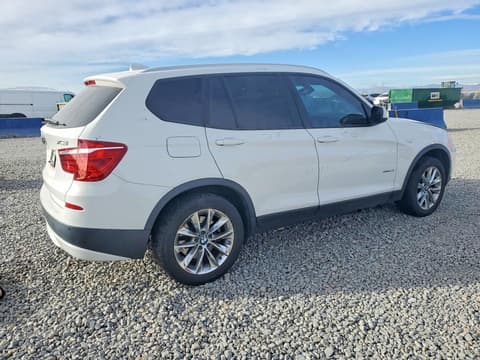 2013 Bmw X3, VIN 5UXWX9C58DL874648. Фото 3 з 6 з аукціону Copart. Каталог авто зі США OpenDataCar.