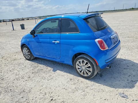 2015 Fiat 500, VIN 3C3CFFAR1FT550495. Фото 2 з 6 з аукціону Copart. Каталог авто зі США OpenDataCar.