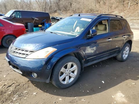 2006 Nissan Murano, VIN JN8AZ08W66W550526. Фото 1 з 6 з аукціону Copart. Каталог авто зі США OpenDataCar.