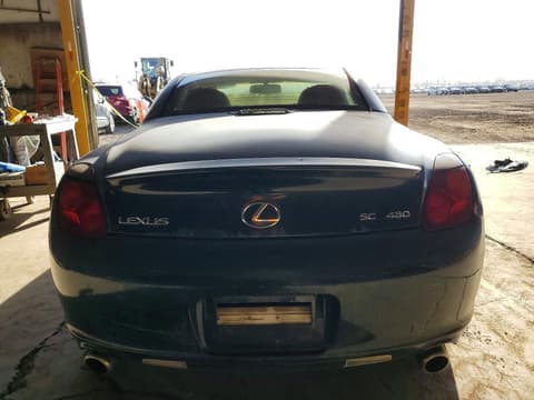 2002 Lexus SC 430, VIN JTHFN48Y920005132. Фото 6 из 6 с аукциона Copart. Каталог авто из США OpenDataCar.