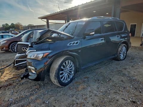 2017 Infiniti QX80, VIN JN8AZ2NFXH9646337. Фото 1 з 6 з аукціону Copart. Каталог авто зі США OpenDataCar.