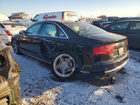 2012 Audi A8 Quattro, VIN WAUAVAFD5CN034798. Фото 2 з 6 з аукціону Copart. Каталог авто зі США OpenDataCar.