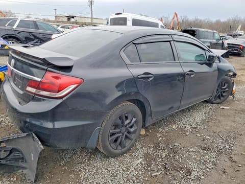 2015 Honda Civic, VIN 2HGFB2F53FH037262. Фото 3 з 6 з аукціону Copart. Каталог авто зі США OpenDataCar.