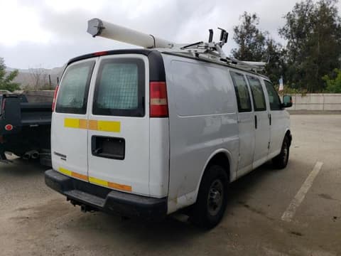 2013 Chevrolet Express 2500, VIN 1GCWGFCA7D1194023. Фото 3 з 6 з аукціону Copart. Каталог авто зі США OpenDataCar.