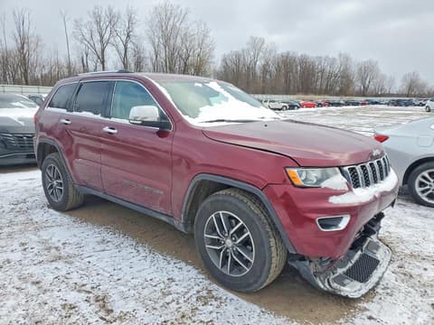 2017 Jeep Grand Cherokee, VIN 1C4RJFBG2HC819572. Фото 4 из 6 с аукциона Copart. Каталог авто из США OpenDataCar.