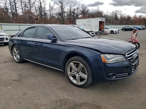 2013 Audi A8 Quattro, VIN WAUAGAFD5DN001490. Zdjęcie 4 z 6 z aukcji Copart. Katalog aut z USA OpenDataCar.