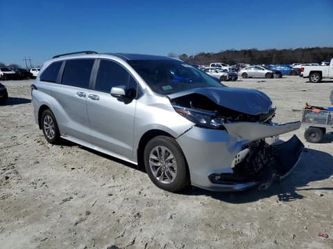 2025 Toyota Sienna, VIN 5TDYRKEC0SS248241. Фото 4 з 6 з аукціону Copart. Каталог авто зі США OpenDataCar.