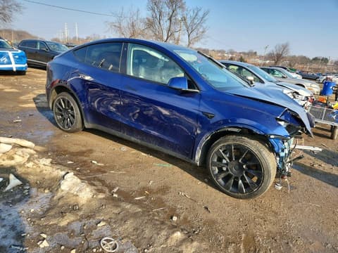 2022 Tesla Model Y, VIN 7SAYGDEE3NF481416. Фото 4 из 6 с аукциона Copart. Каталог авто из США OpenDataCar.