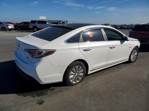 2017 Hyundai Sonata Hybrid, VIN KMHE24L17HA058099. Фото 3 из 6 с аукциона Copart. Каталог авто из США OpenDataCar.