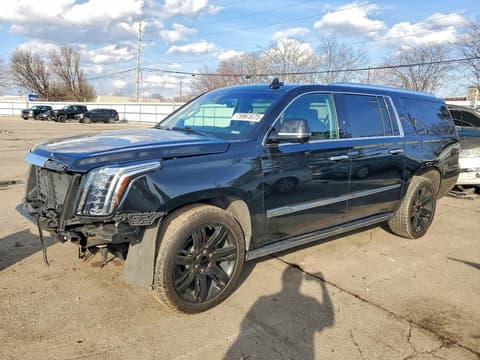 2019 Cadillac Escalade ESV, VIN 1GYS4JKJ3KR194332. Photo 1 of 6 from Copart auction. OpenDataCar US salvage catalog.
