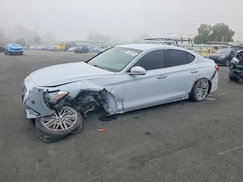 2021 Genesis G70, VIN KMTG64LA3MU075493. Photo 1 of 6 from Copart auction. OpenDataCar US salvage catalog.