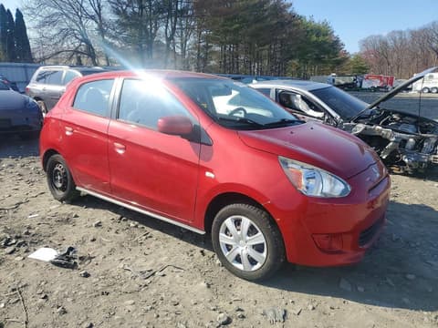2015 Mitsubishi Mirage, VIN ML32A3HJ5FH045887. Фото 4 з 6 з аукціону Copart. Каталог авто зі США OpenDataCar.
