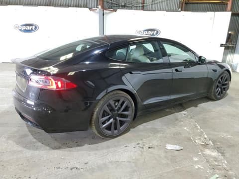 2021 Tesla Model S, VIN 5YJSA1E68MF432125. Фото 3 из 6 с аукциона Copart. Каталог авто из США OpenDataCar.