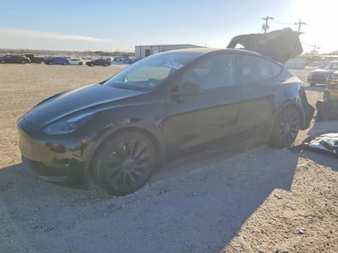 2022 Tesla Model Y, VIN 7SAYGDEF0NF573950. Zdjęcie 1 z 6 z aukcji Copart. Katalog aut z USA OpenDataCar.